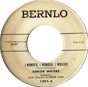 Junior Waters - I Wonder, I Wonder, I Wonder / My Life Is A Seven