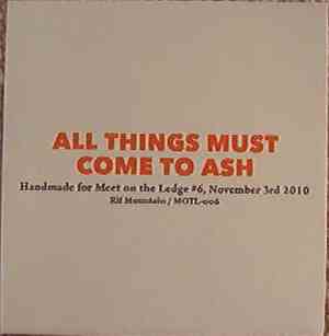 Various - All Things Must Come To Ash