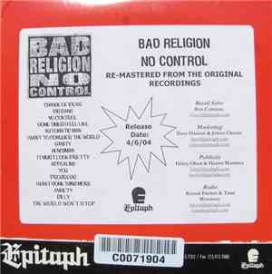 Bad Religion - No Control