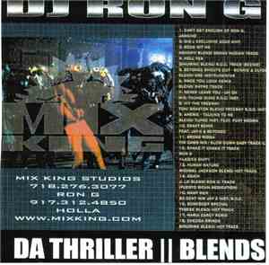 DJ Ron G - Da Thriller Blends