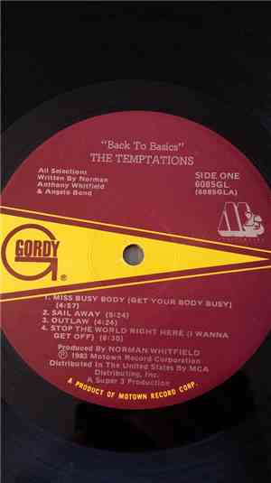 The Temptations - Back To Basics