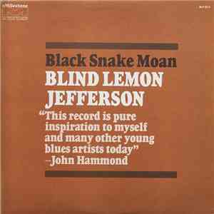 Blind Lemon Jefferson - Black Snake Moan