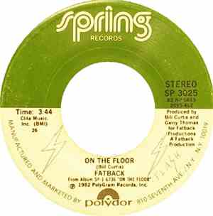 Fatback - On The Floor / Chillin' Out