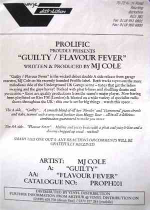 M.J. Cole - Guilty / Flava Fever
