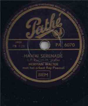 Herman Walter met Het Orkest Ray Pamel - Hawai Serenade / Als Jij Maar Wist