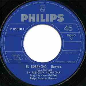 La Pastorita Huaracina - El Borracho / Alma De Mi Alma