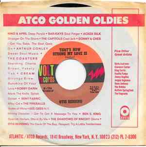 Otis Redding - That's How Strong My Love Is / Mr. Pitiful