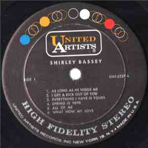 Shirley Bassey - Shirley Bassey Sings The Hit Song From Oliver Plus Other P ...