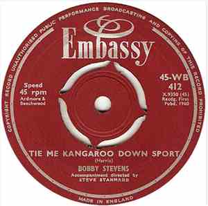 Bobby Stevens - Tie Me Kangaroo Down Sport / A Mess Of Blues