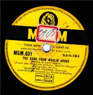 Buddy DeFranco - The Song From Moulin Rouge / I'm Gettin' Sentimental Over  ...