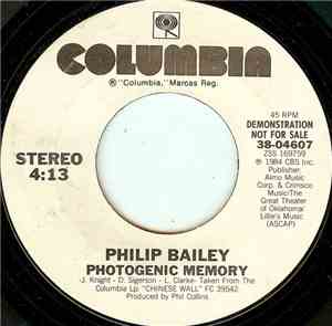 Philip Bailey - Photogenic Memory