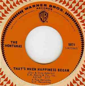 The Montanas - That's When Happiness Began
