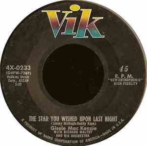 Gisele MacKenzie - The Star You Wished Upon Last Night