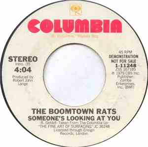 The Boomtown Rats - Someone's Looking At You