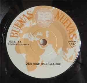 Unknown Artist - Der Richtige Glaube / Wem Folgen Sie Nach?