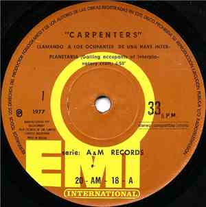Carpenters - Llamando A Los Ocupantes De Una Nave Interplanetaria = Calling ...