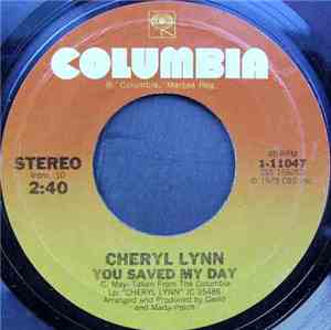 Cheryl Lynn - You Saved My Day / All My Lovin'