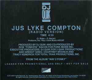 DJ Quik - Jus Lyke Compton