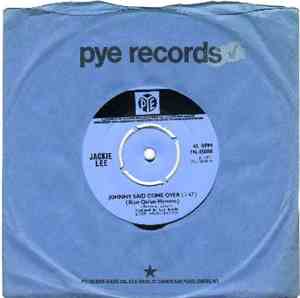 Jackie Lee - Johnny Said Come Over