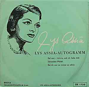 Lys Assia - Autogramm