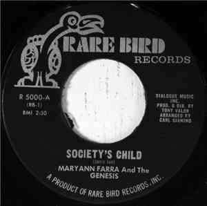 Maryann Farra And The Genesis  - Society's Child