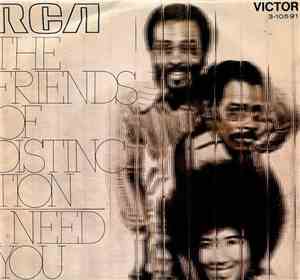 The Friends Of Distinction - I Need You / Time Waits For No One