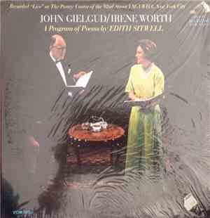 John Gielgud / Irene Worth / Edith Sitwell - A Program Of Poems By Edith Sitwell