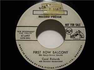 Carol Richards - First Row Balcony