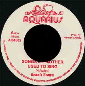 Dennis Brown / U-Roy - Songs My Mother Used To Sing / Linger You Linger
