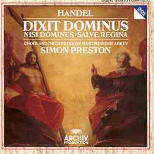 Handel, Choir And Orchestra Of Westminster Abbey, Simon Preston - Dixit Dom ...
