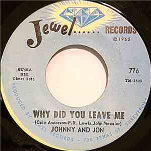 Johnny And Jon - Why Did You Leave Me / Christmas In Vietnam