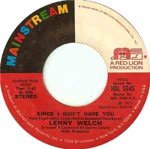 Lenny Welch - Since I Don't Have You