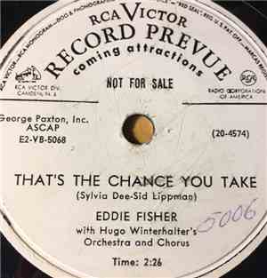 Eddie Fisher With Hugo Winterhalter's Orchestra And Chorus - That's The Cha ...