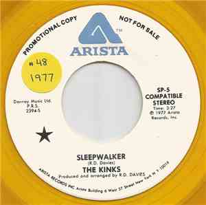 The Kinks / The Hollywood Stars - Sleepwalker / All The Kids On The Street
