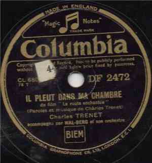 Charles Trenet Conducted By Wal-Berg - Il Pleut Dans Ma Chambre / La Route ...