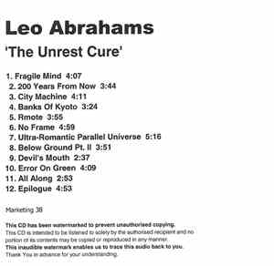 Leo Abrahams - The Unrest Cure