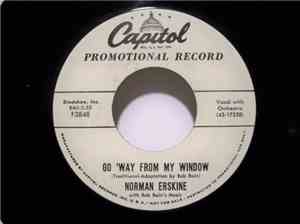 Norman Erskine with Bob Bain's Music - Go 'Way From My Window / Rosetta