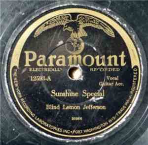 Blind Lemon Jefferson - Sunshine Special / Lonesome House Blues