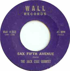 The Jack Cole Quintet - Sax Fifth Avenue / Macy's