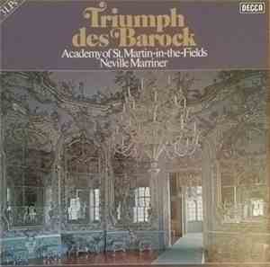 Academy Of St. Martin-in-the-Fields • Neville Marriner - Triumph Des Barock