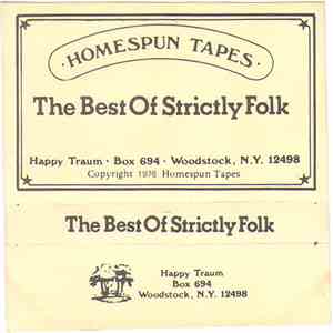 Happy Traum - The Best Of Strictly Folk