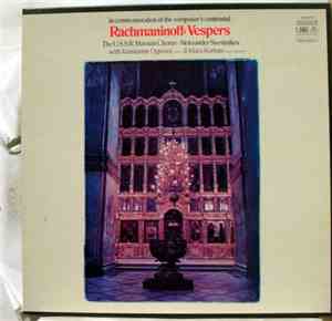 Rachmaninoff, The U.S.S.R Russian Chorus, Aleksander Sveshnikov with Konsta ...