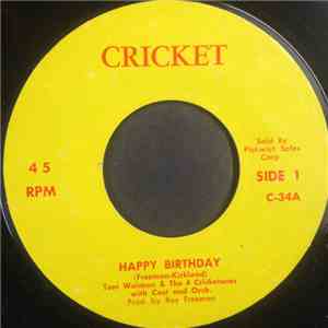 Toni Waiman, The Cricketones - Happy Birthday / Jolly Good Fellow