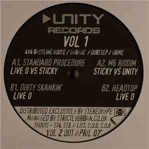 Various - Unity Records Vol 1