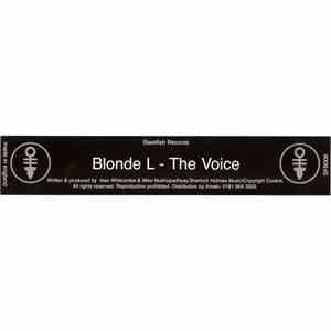 Blonde L - The Voice