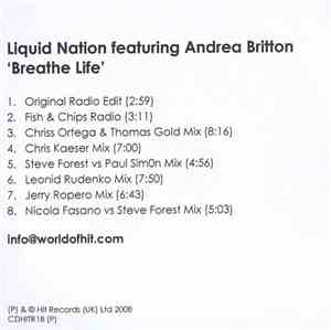Liquid Nation Featuring Andrea Britton - Breathe Life