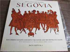 Segovia - Boccherini, Cassadó, Bach - Enrique Jordá And Symphony Of The Air ...
