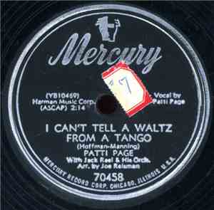 Patti Page With Jack Rael & His Orch. - I Can't Tell A Waltz From A Tango