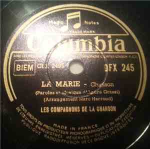 Les Compagnons De La Chanson - La Marie / L'ours