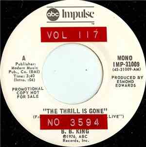 Bobby Bland And B.B. King - The Thrill Is Gone